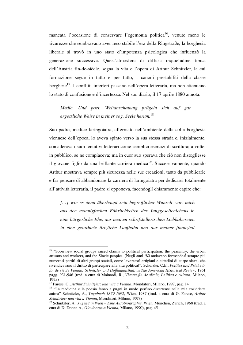 Anteprima della tesi: Schein e Sein: il confine tra finzione e realtà nelle commedie di Arthur Schnitzler, Pagina 10