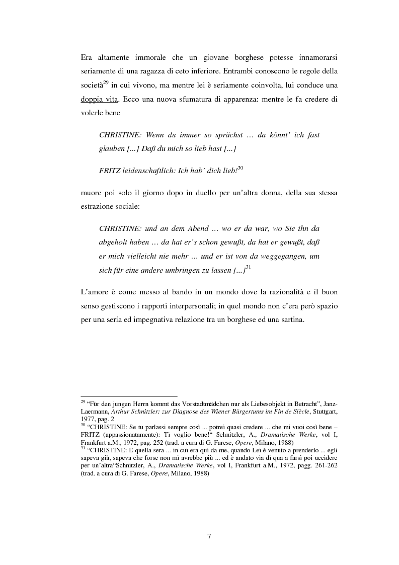 Anteprima della tesi: Schein e Sein: il confine tra finzione e realtà nelle commedie di Arthur Schnitzler, Pagina 15