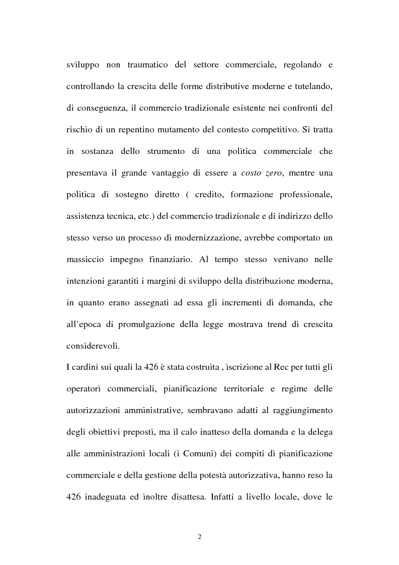 Anteprima della tesi: Le aziende della grande distribuzione in Italia: analisi statistica in una prospettiva di benchmarking, Pagina 2