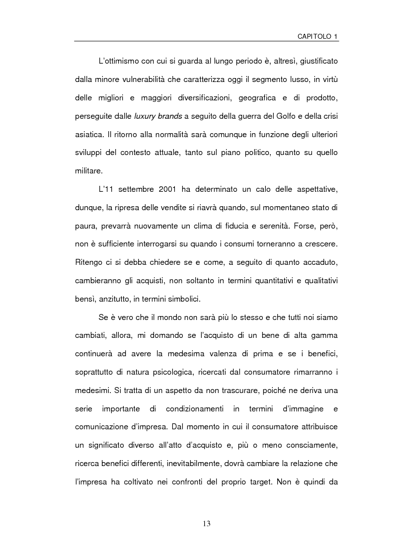 Anteprima della tesi: Le sfide della distribuzione diretta per le Luxury Brands, Pagina 13