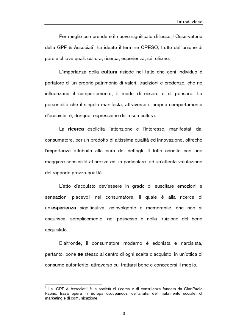 Anteprima della tesi: Le sfide della distribuzione diretta per le Luxury Brands, Pagina 3