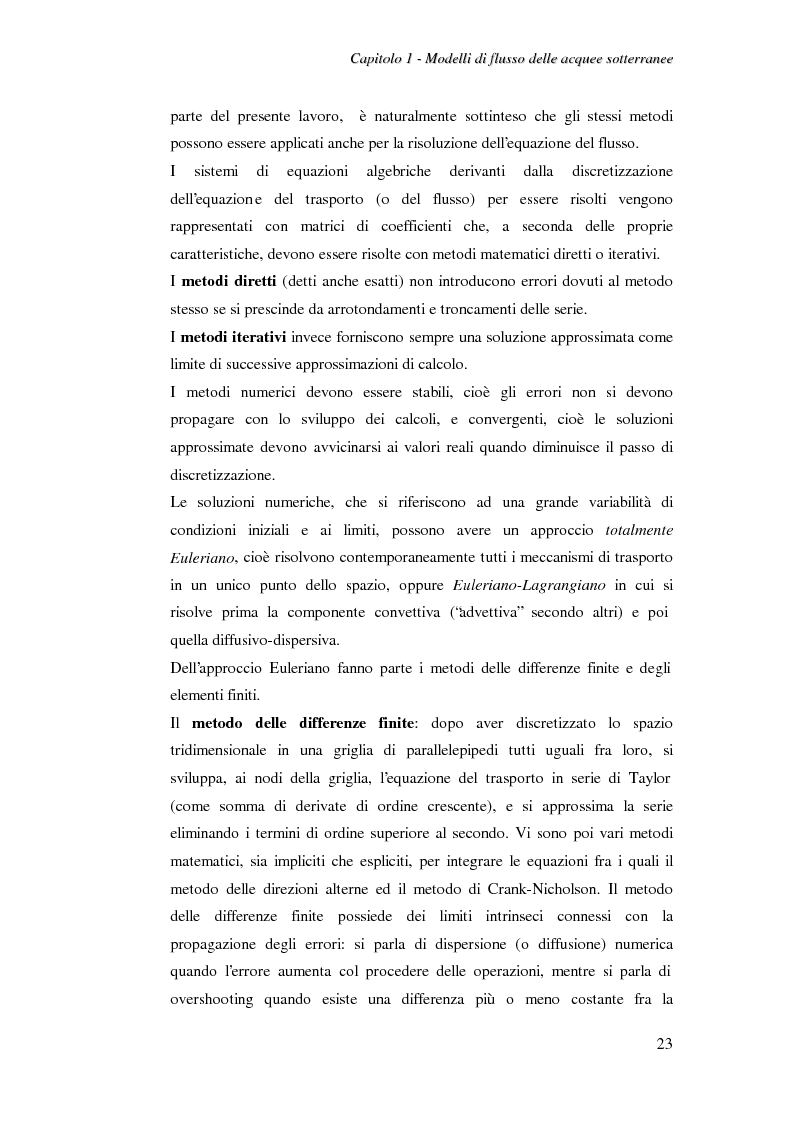 Anteprima della tesi: Modellazione del flusso idrico nel sottosuolo dell'area industriale ravennate, Pagina 10