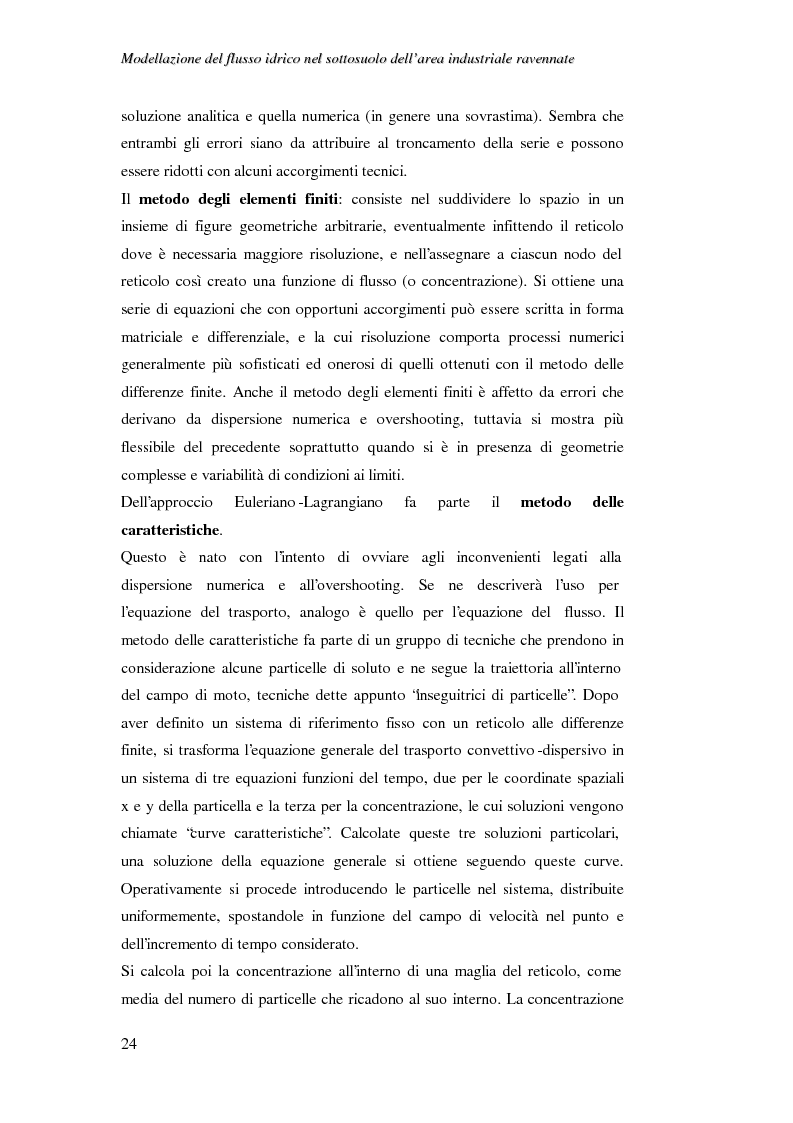 Anteprima della tesi: Modellazione del flusso idrico nel sottosuolo dell'area industriale ravennate, Pagina 11