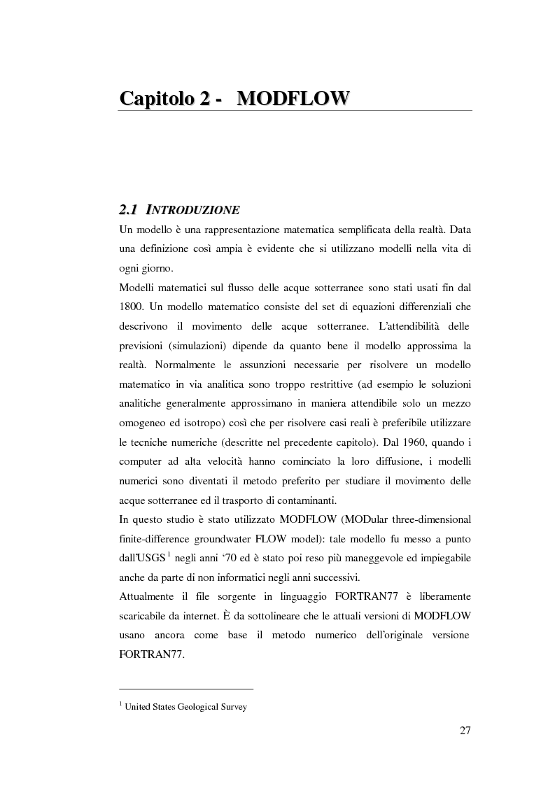 Anteprima della tesi: Modellazione del flusso idrico nel sottosuolo dell'area industriale ravennate, Pagina 13