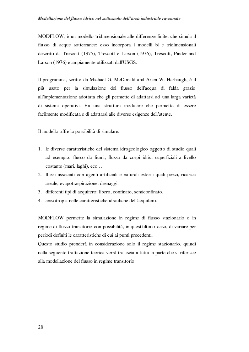 Anteprima della tesi: Modellazione del flusso idrico nel sottosuolo dell'area industriale ravennate, Pagina 14