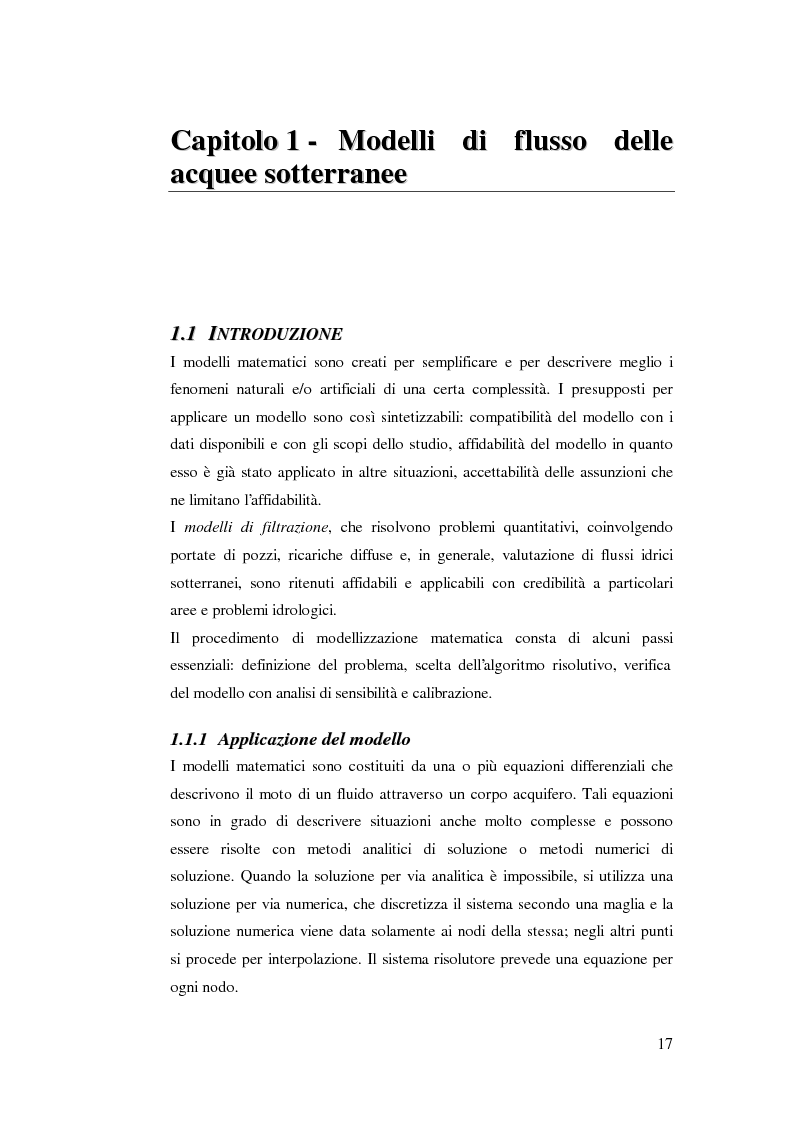 Anteprima della tesi: Modellazione del flusso idrico nel sottosuolo dell'area industriale ravennate, Pagina 4