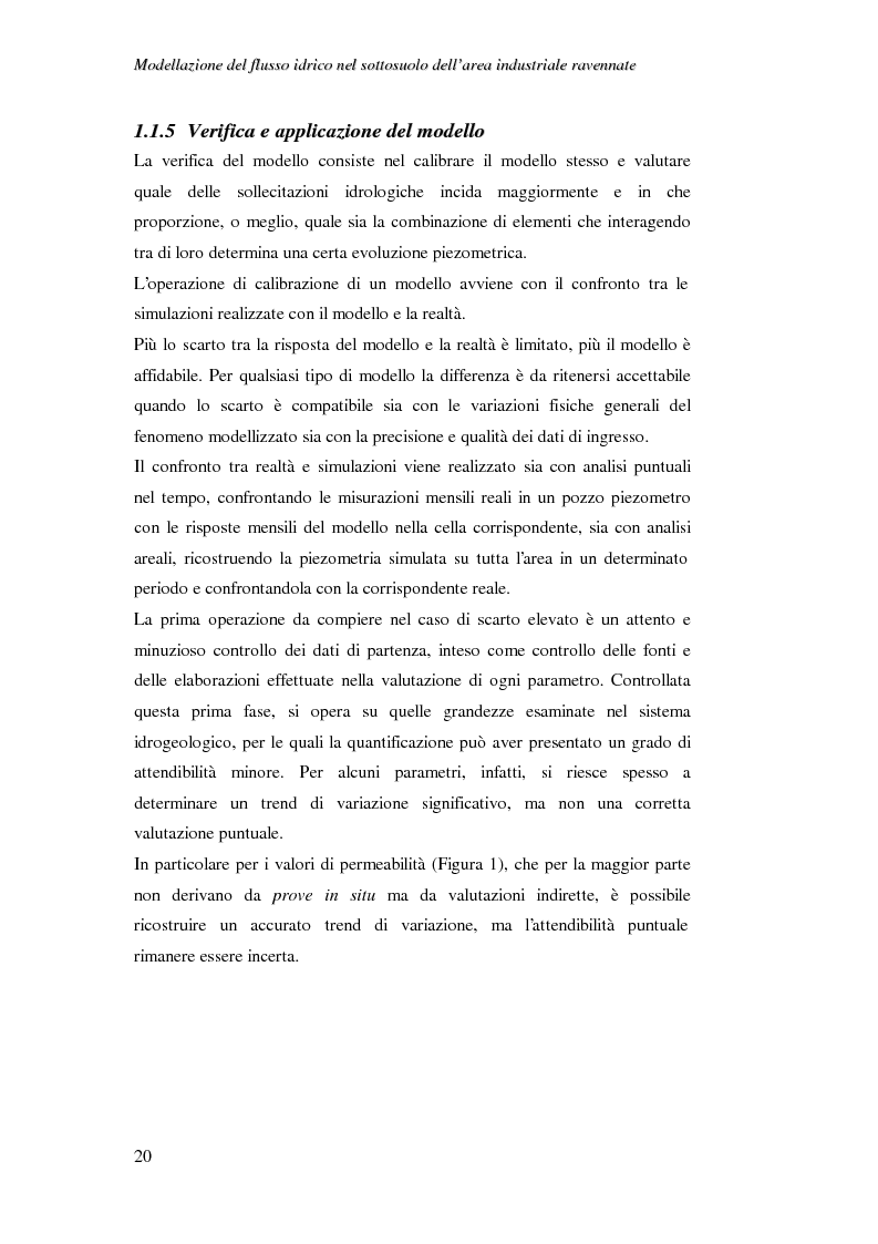 Anteprima della tesi: Modellazione del flusso idrico nel sottosuolo dell'area industriale ravennate, Pagina 7