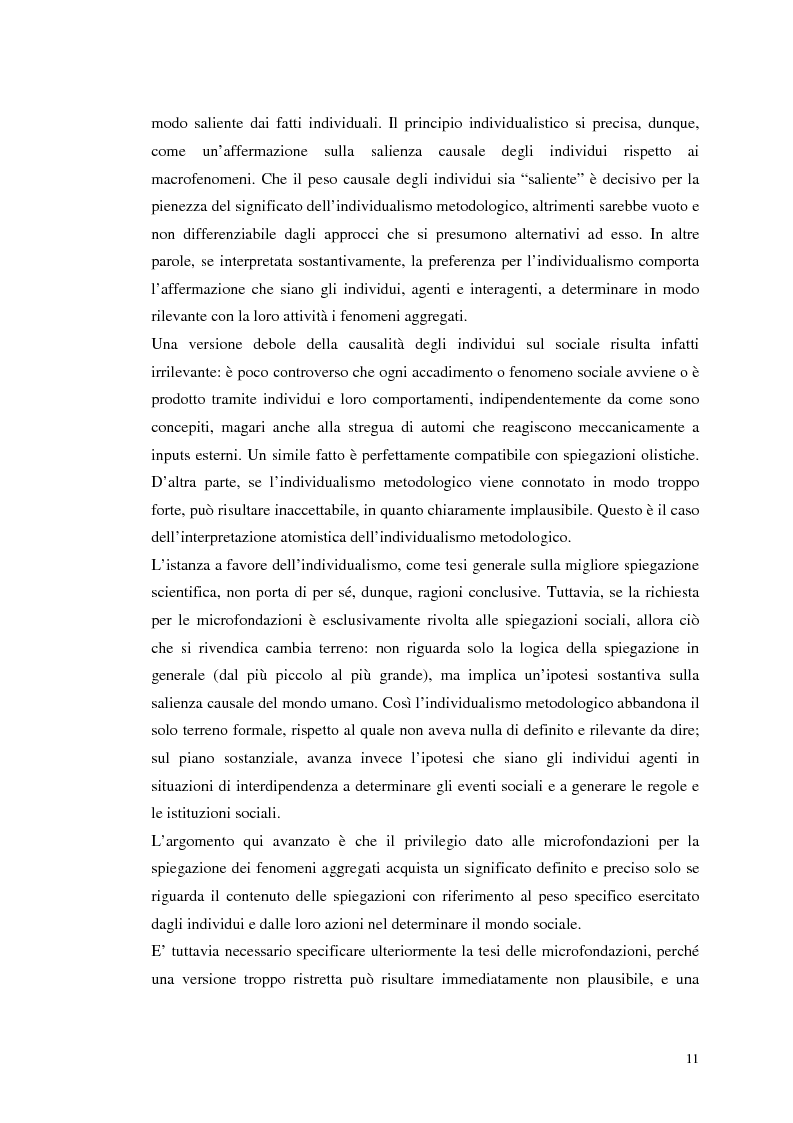 Anteprima della tesi: Dall'individualismo alla cooperazione nella teoria della scelta economica, Pagina 12