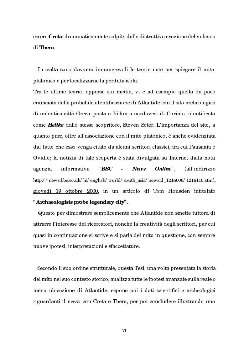 Anteprima della tesi: Atlantide tra mito e archeologia, Pagina 2