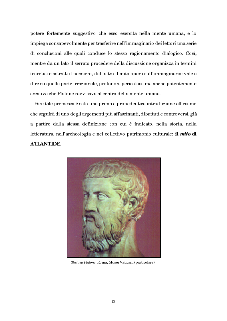Anteprima della tesi: Atlantide tra mito e archeologia, Pagina 6