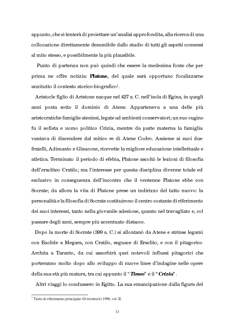 Anteprima della tesi: Atlantide tra mito e archeologia, Pagina 9