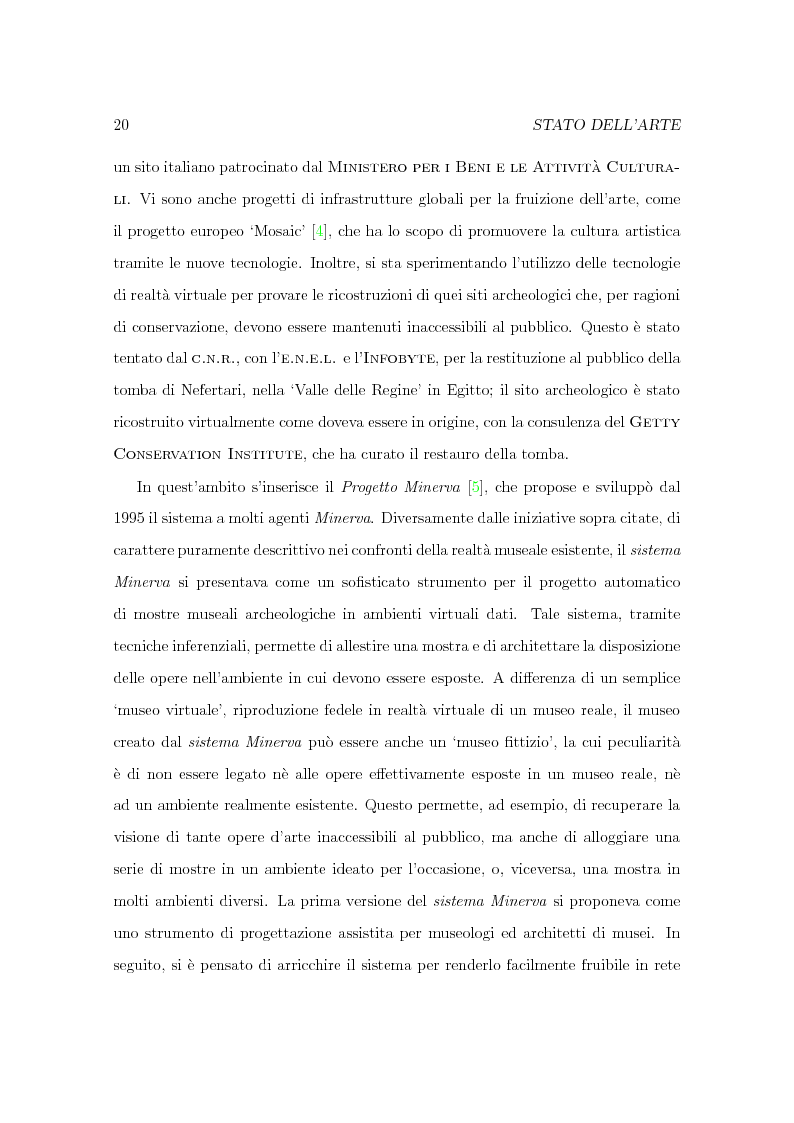Anteprima della tesi: Progetto Minerva: sviluppo di un agente assistente per la visita di un museo, Pagina 10