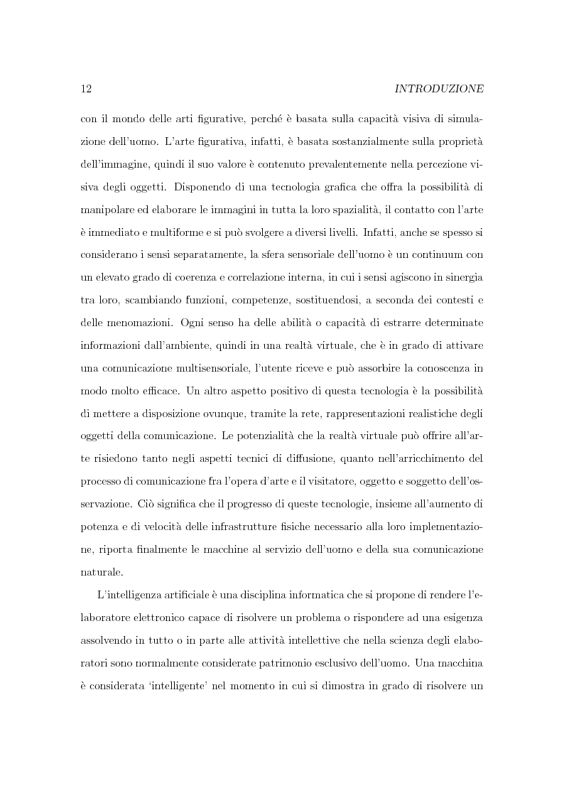 Anteprima della tesi: Progetto Minerva: sviluppo di un agente assistente per la visita di un museo, Pagina 2