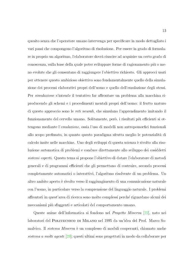 Anteprima della tesi: Progetto Minerva: sviluppo di un agente assistente per la visita di un museo, Pagina 3