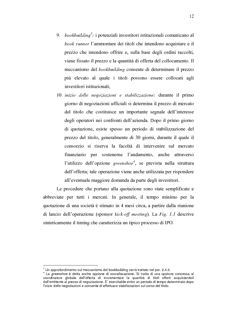 Anteprima della tesi: Initial Pubblic Offering: efficiente strumento di raccolta del risparmio o debacle dei risparmiatori?, Pagina 9