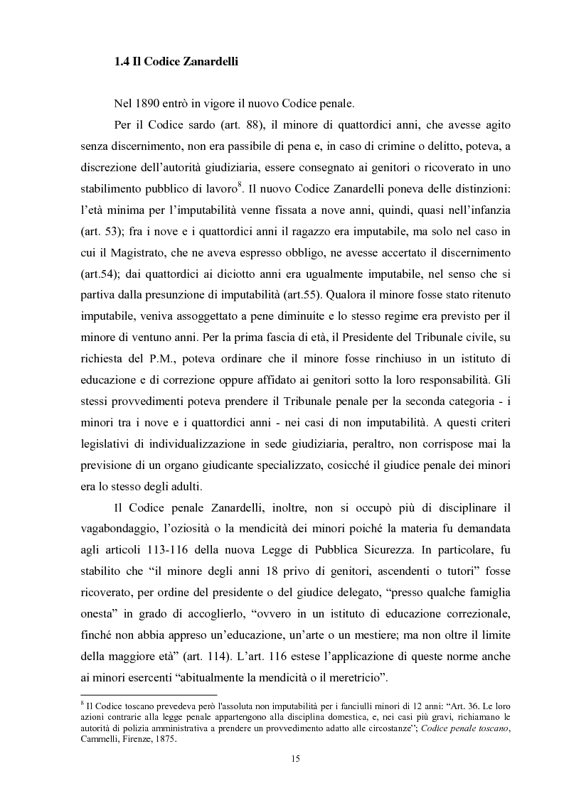 Anteprima della tesi: Criminalità minorile: aspetti medico-legali e nuovi orientamenti normativi e giurisprudenziali, Pagina 11