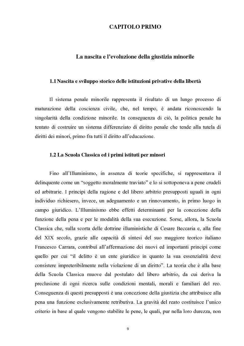 Anteprima della tesi: Criminalità minorile: aspetti medico-legali e nuovi orientamenti normativi e giurisprudenziali, Pagina 5