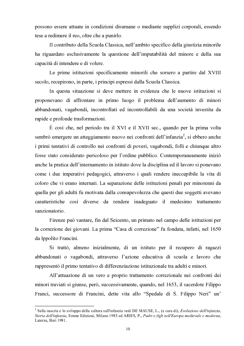 Anteprima della tesi: Criminalità minorile: aspetti medico-legali e nuovi orientamenti normativi e giurisprudenziali, Pagina 6