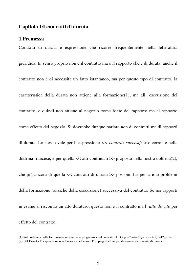 Anteprima della tesi: Gli effetti della sentenza dichiarativa di fallimento sui contratti di durata, Pagina 2