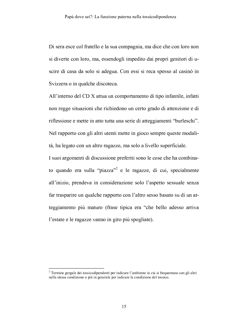 Anteprima della tesi: La funzione paterna nella tossicodipendenza, Pagina 12