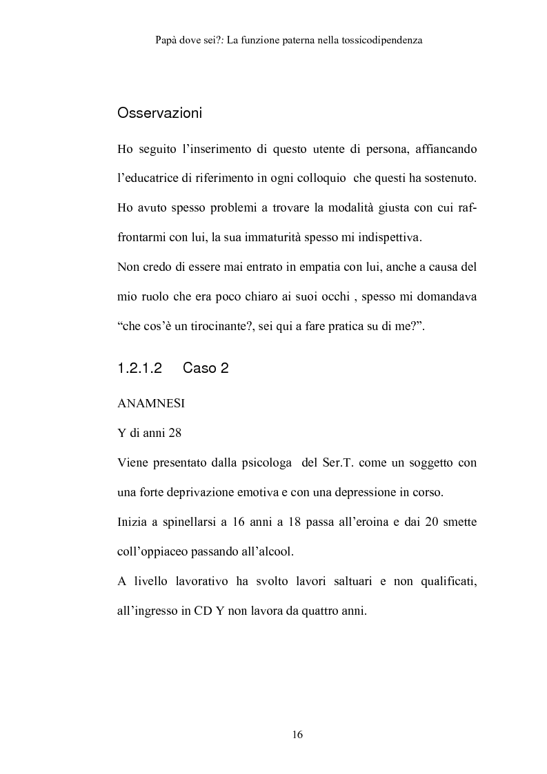 Anteprima della tesi: La funzione paterna nella tossicodipendenza, Pagina 13