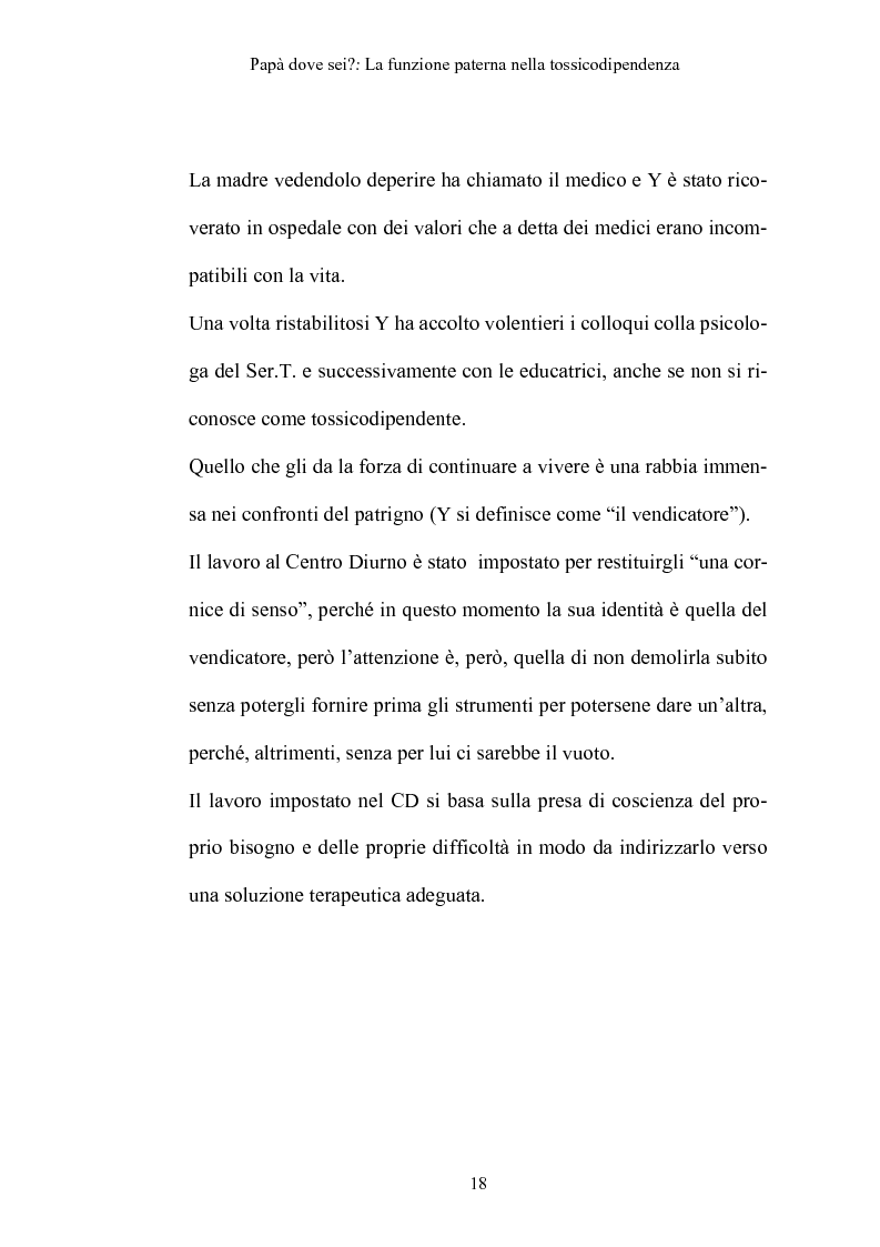Anteprima della tesi: La funzione paterna nella tossicodipendenza, Pagina 15