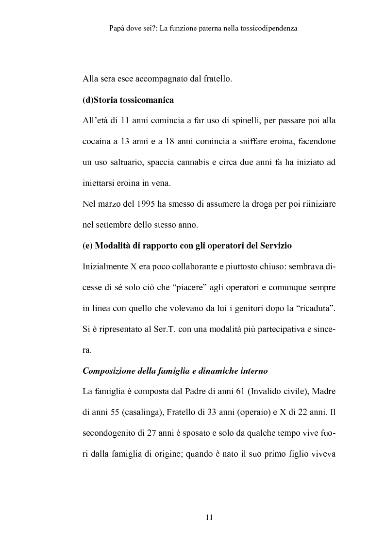Anteprima della tesi: La funzione paterna nella tossicodipendenza, Pagina 8