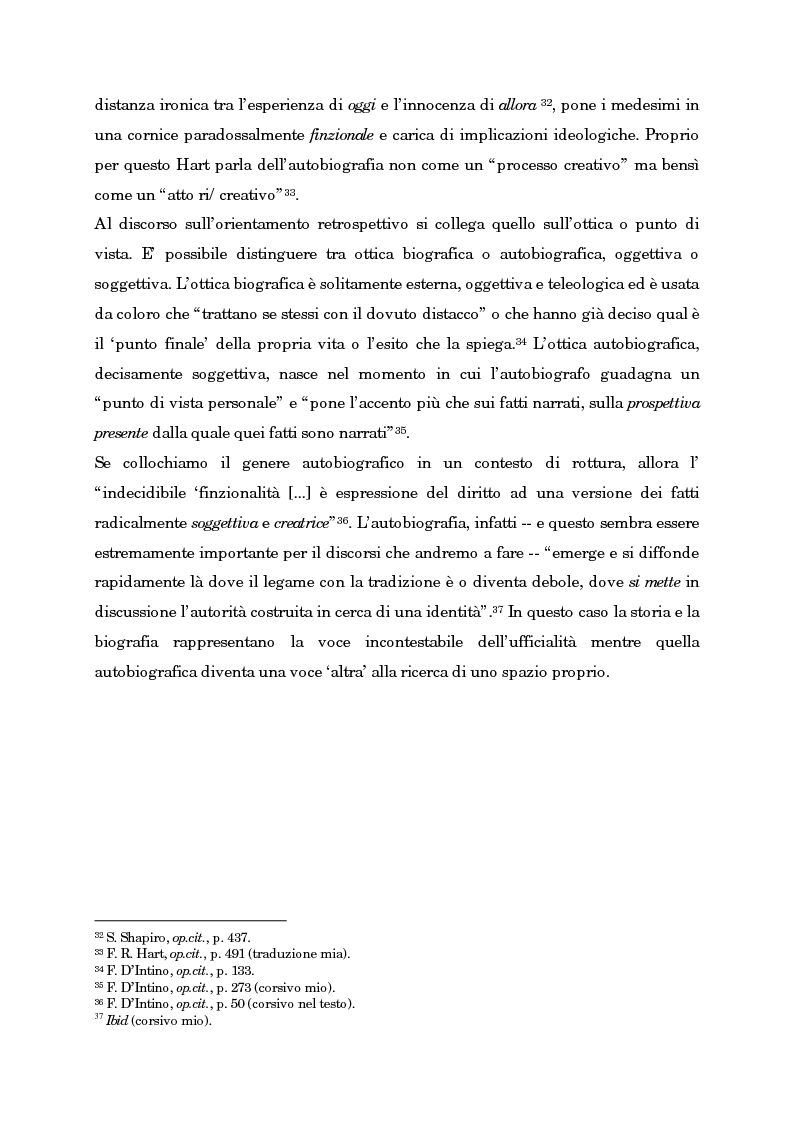 Anteprima della tesi: Wild Swans: storia, auto/biografia e identità femminile, Pagina 11