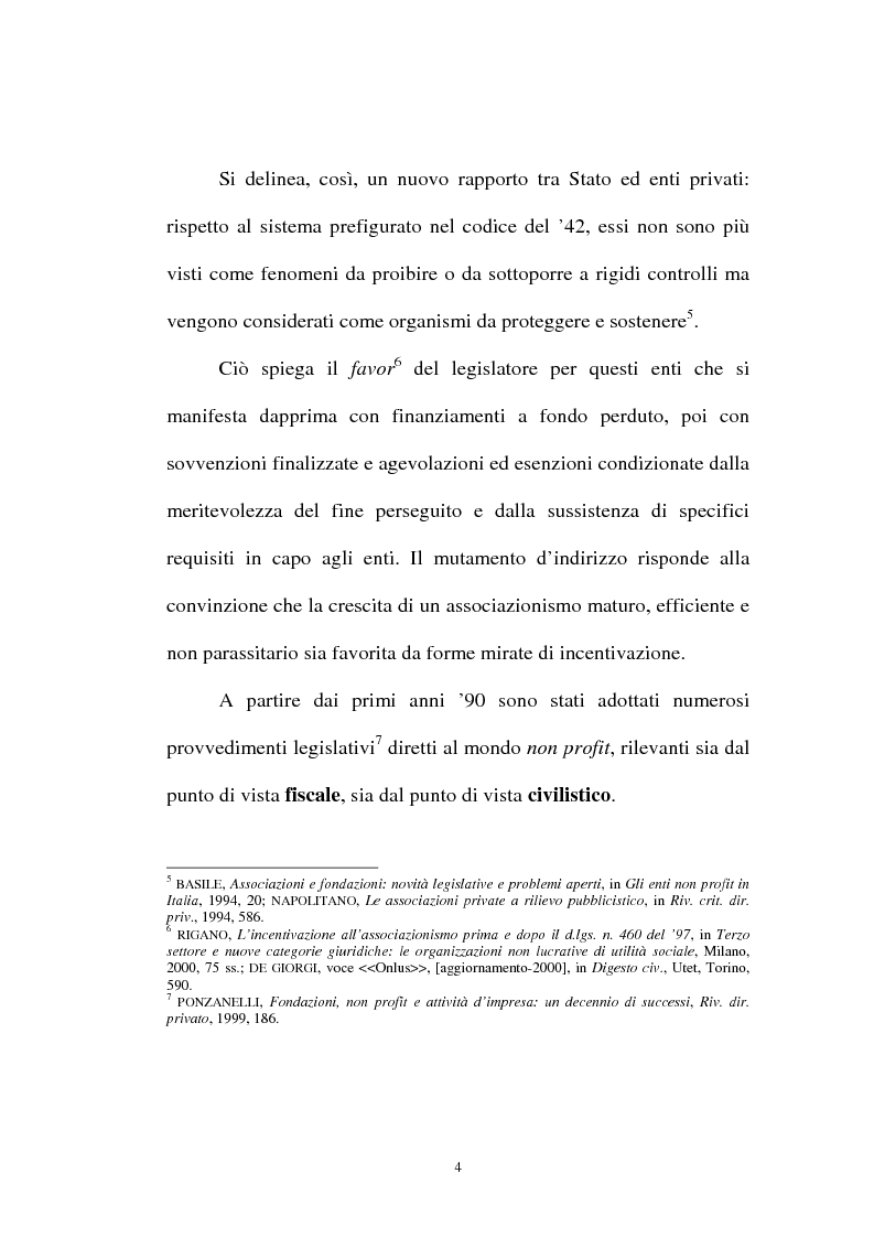 Anteprima della tesi: Organizzazioni non lucrative di utilità sociale, Pagina 4