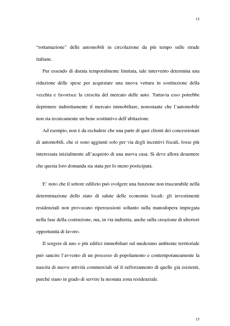 Anteprima della tesi: Il mercato delle abitazioni: modelli teorici ed un'applicazione econometrica sui prezzi in Italia, Pagina 11