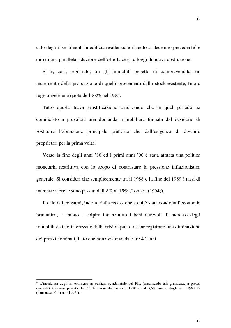 Anteprima della tesi: Il mercato delle abitazioni: modelli teorici ed un'applicazione econometrica sui prezzi in Italia, Pagina 14