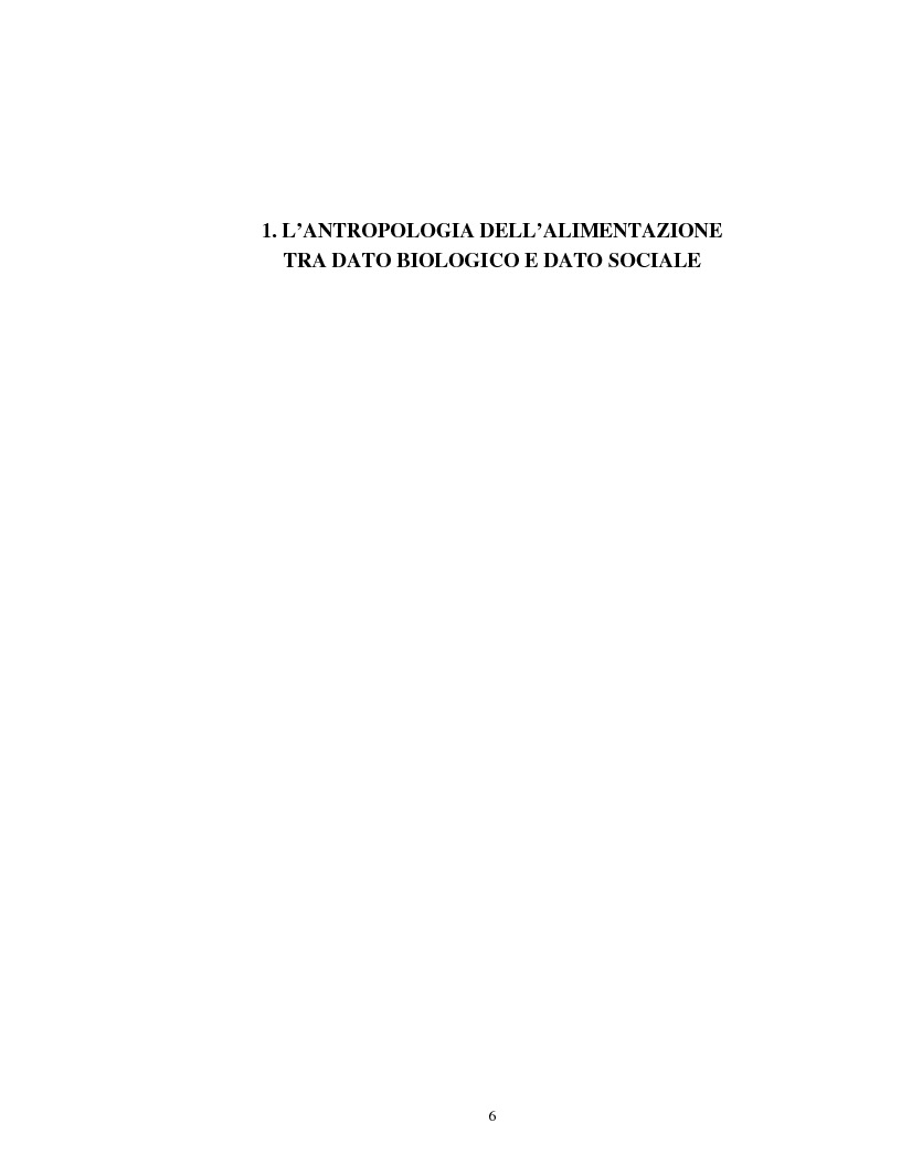 Anteprima della tesi: Usi alimentari in un contesto contadino tradizionale. L'alimentazione delle famiglie mezzadrili a Spello negli anni '50, Pagina 4
