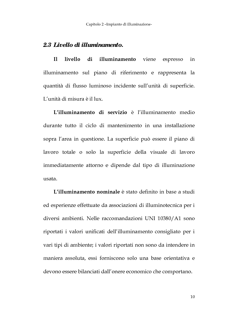 Anteprima della tesi: Progetto dell'impianto elettrico di uno stabilimento per la produzione di cavi, Pagina 10