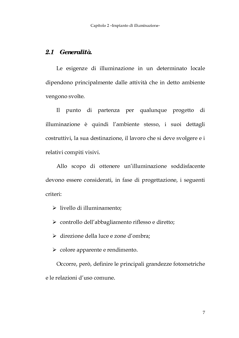 Anteprima della tesi: Progetto dell'impianto elettrico di uno stabilimento per la produzione di cavi, Pagina 7