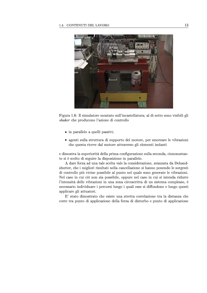 Anteprima della tesi: Controllo attivo delle vibrazioni: sperimentazione su un simulatore dinamico di motore C.I., Pagina 13