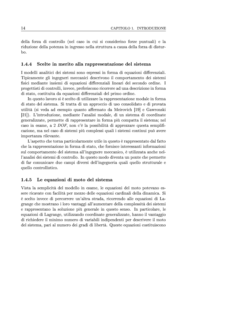 Anteprima della tesi: Controllo attivo delle vibrazioni: sperimentazione su un simulatore dinamico di motore C.I., Pagina 14