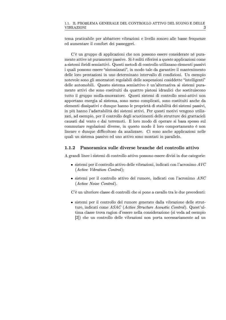 Anteprima della tesi: Controllo attivo delle vibrazioni: sperimentazione su un simulatore dinamico di motore C.I., Pagina 3