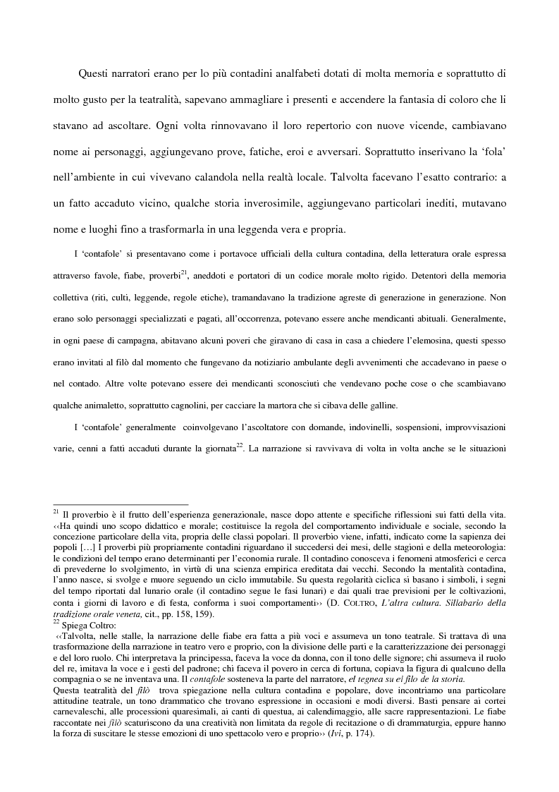 Anteprima della tesi: 'Contafole' e personaggi in ''Paese Perduto'' di Dino Coltro, Pagina 11