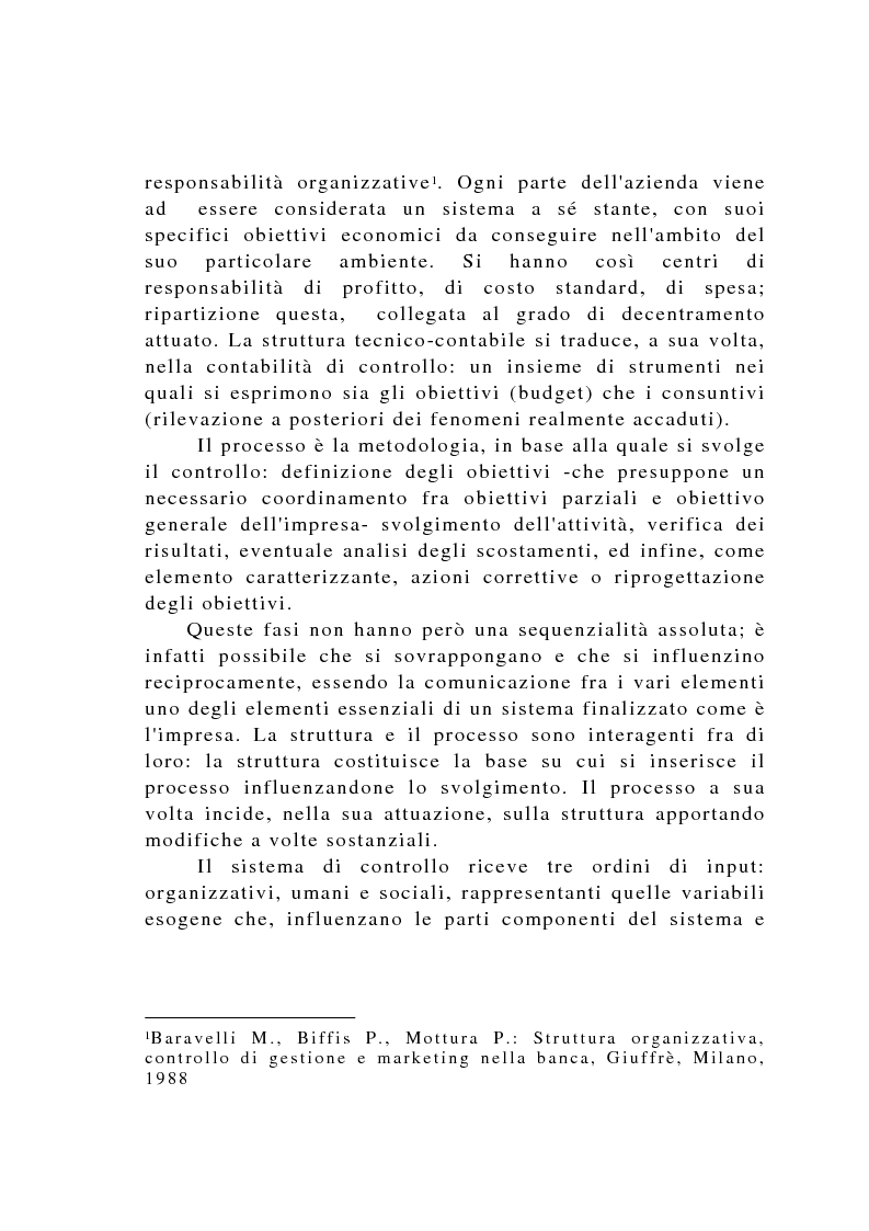 Anteprima della tesi: Il controllo di gestione negli istituti di credito, Pagina 13