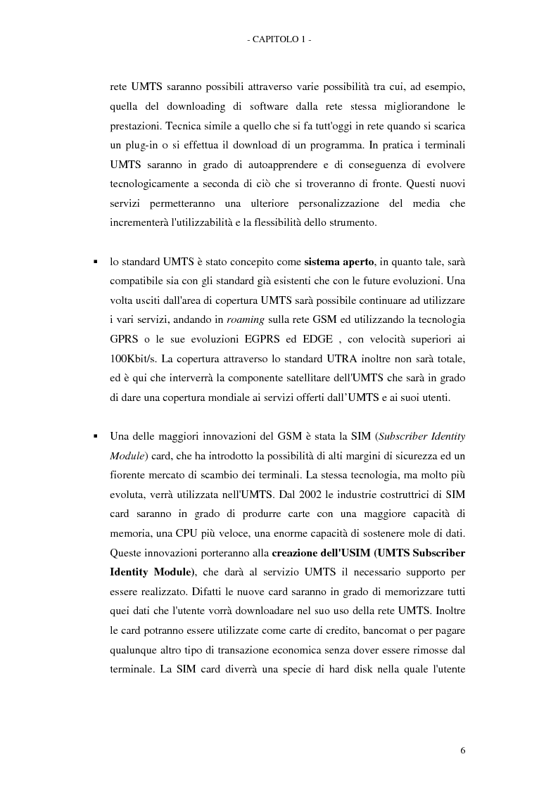 Anteprima della tesi: Le soluzioni organizzative adottate dagli operatori di telefonia mobile per lo sviluppo dell'Umts, Pagina 10
