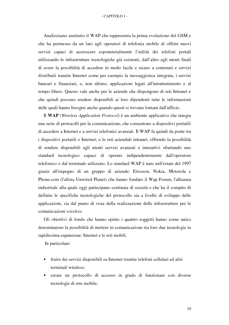 Anteprima della tesi: Le soluzioni organizzative adottate dagli operatori di telefonia mobile per lo sviluppo dell'Umts, Pagina 14