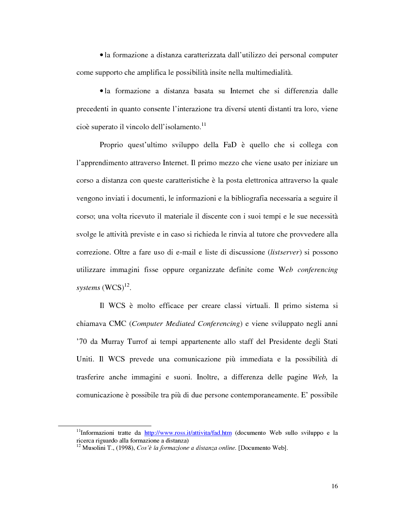 Anteprima della tesi: L'uso di Internet per l'apprendimento della lingua inglese, Pagina 14