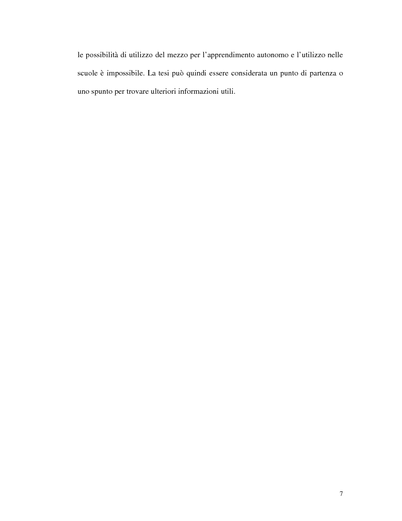 Anteprima della tesi: L'uso di Internet per l'apprendimento della lingua inglese, Pagina 5
