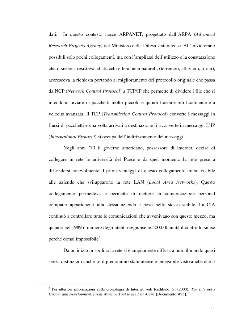 Anteprima della tesi: L'uso di Internet per l'apprendimento della lingua inglese, Pagina 9