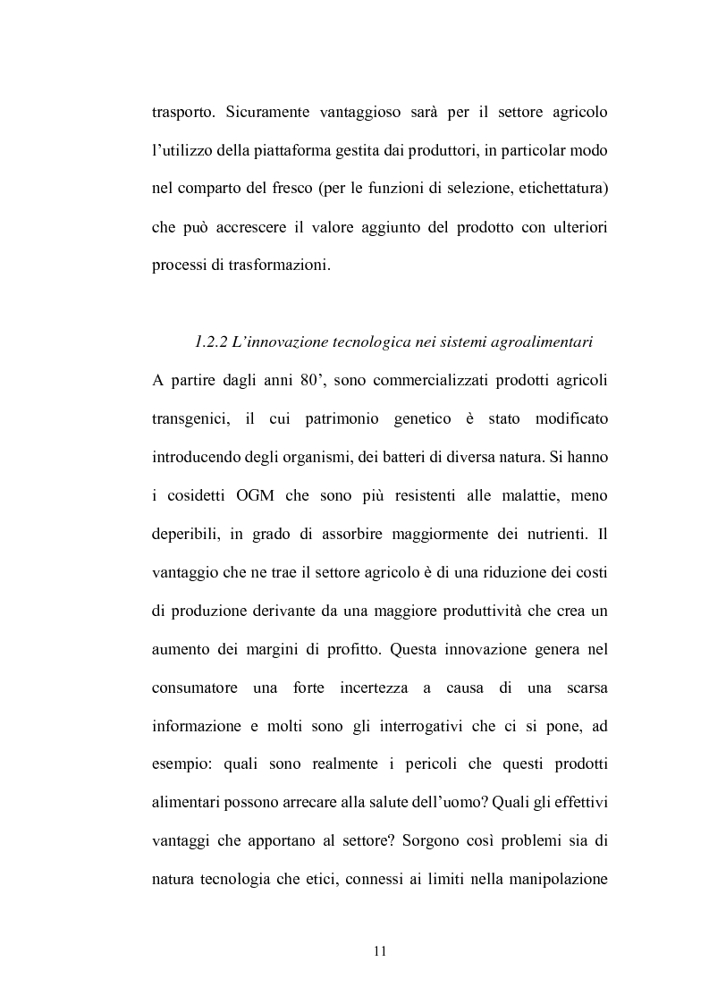 Anteprima della tesi: Le strategie di adattamento delle imprese locali di produzione tipica in relazione ai comportamenti di consumo, Pagina 11