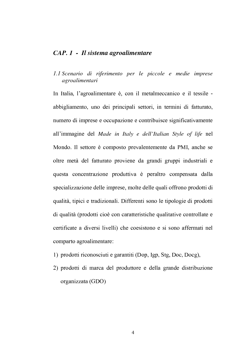 Anteprima della tesi: Le strategie di adattamento delle imprese locali di produzione tipica in relazione ai comportamenti di consumo, Pagina 4