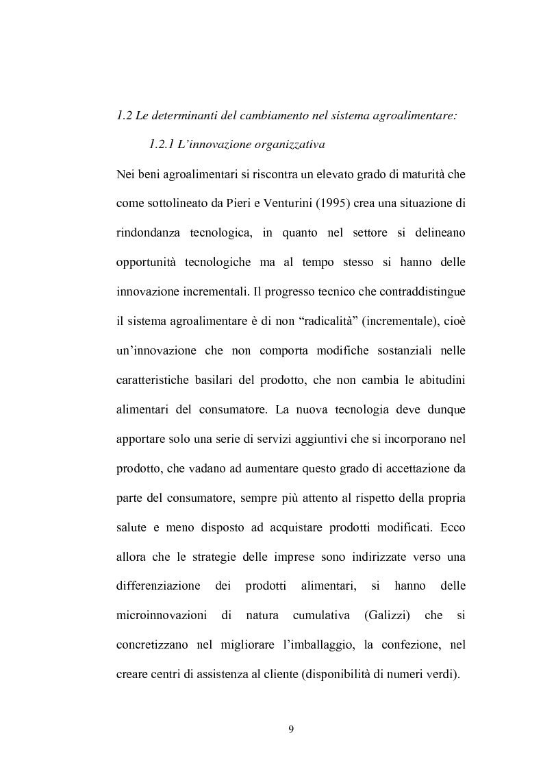 Anteprima della tesi: Le strategie di adattamento delle imprese locali di produzione tipica in relazione ai comportamenti di consumo, Pagina 9