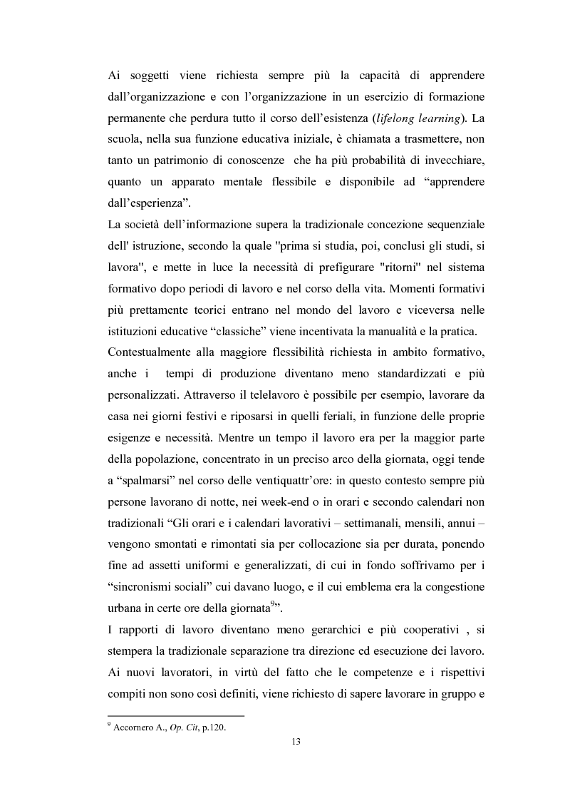 Anteprima della tesi: Tecnologie telematiche e riconversione professionale, Pagina 10
