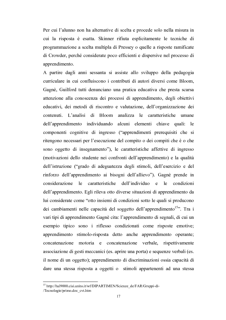 Anteprima della tesi: Tecnologie telematiche e riconversione professionale, Pagina 14