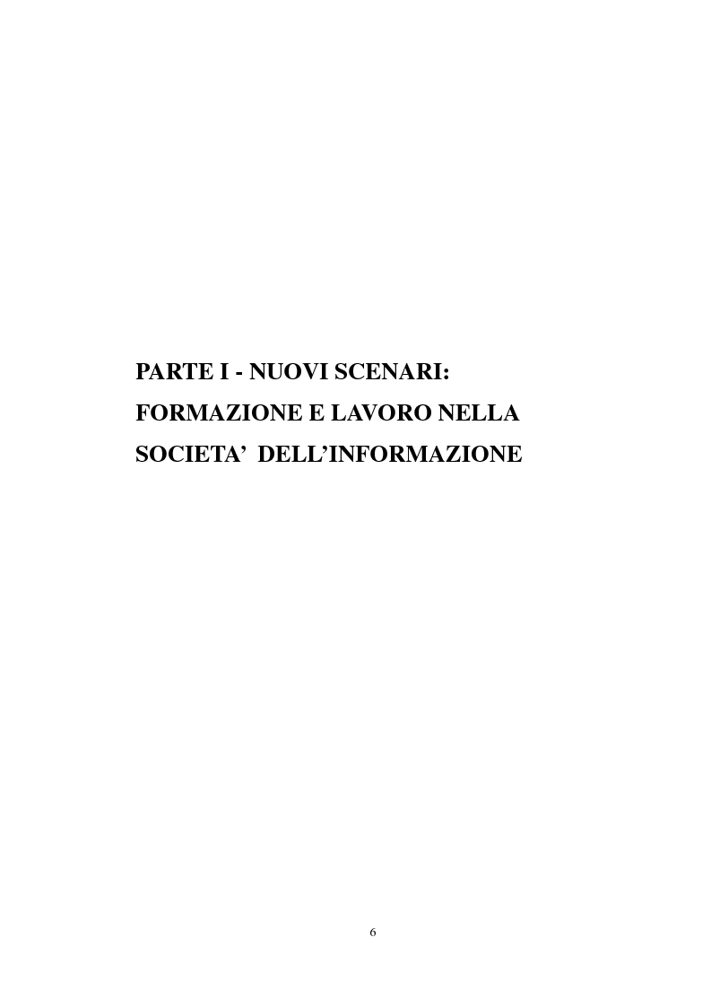 Anteprima della tesi: Tecnologie telematiche e riconversione professionale, Pagina 3
